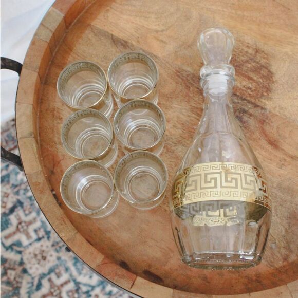 Promsiz | Decorative Glass Set 7 Piece - Picture 3 of 9